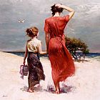 Pino Famous Paintings - Summer Retreat